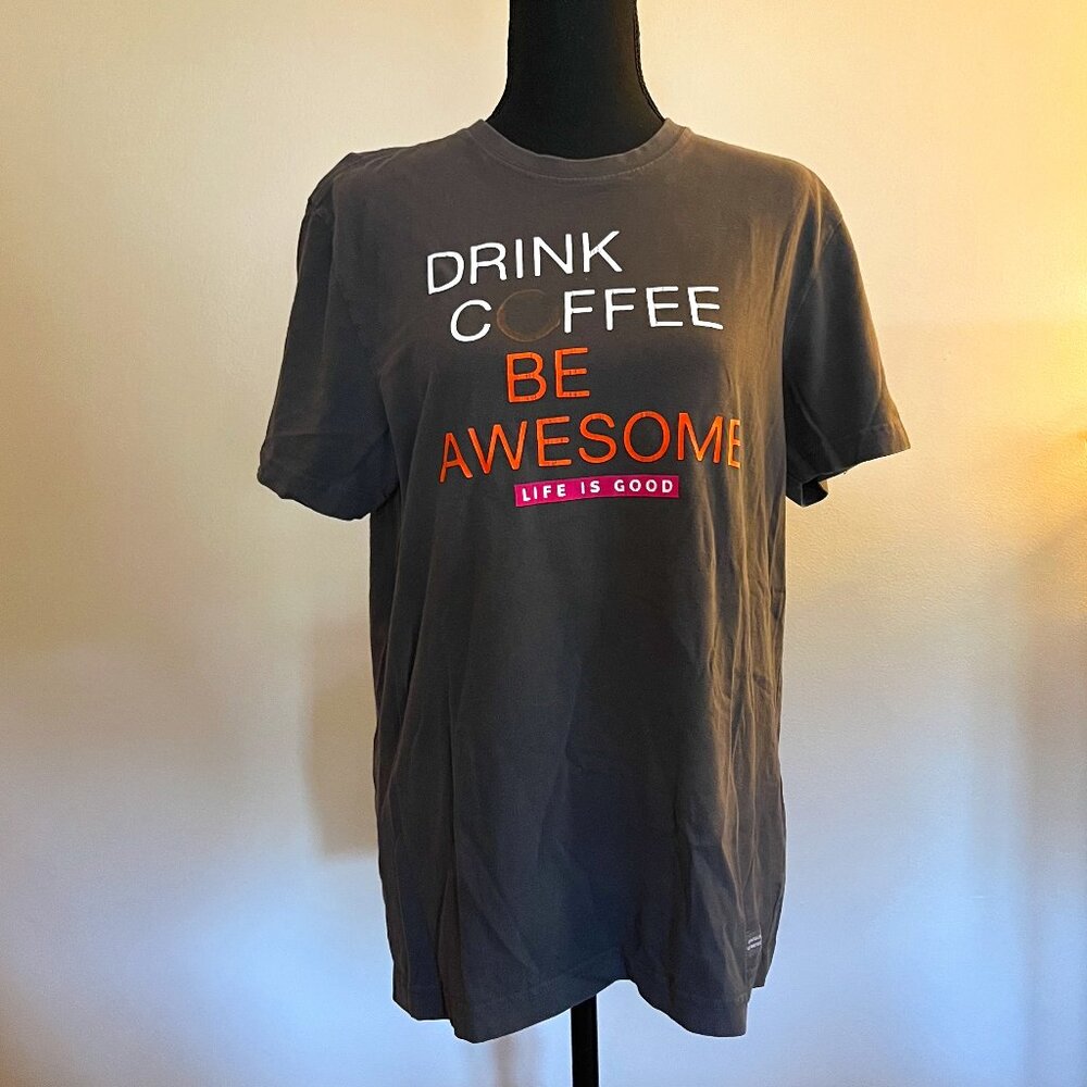 Life is Good/Dunkin' 100% Cotton Short Sleeve Shirt